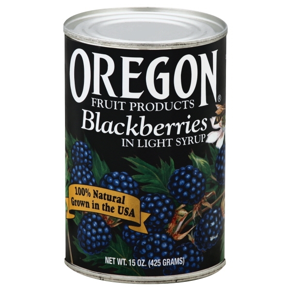 Oregon Specialty Fruit Blackberries In Light Syrup