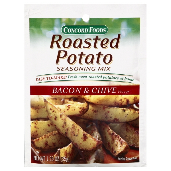 Concord Foods Roasted Potato Seasoning Mix Bacon & Chive | Products ...