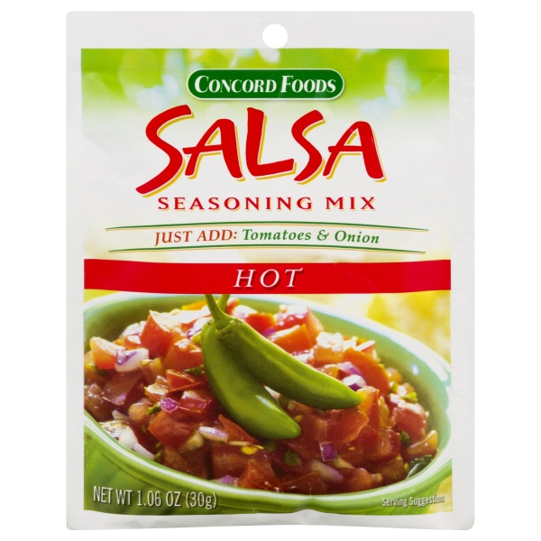 Concord Foods Salsa Seasoning Mix Hot