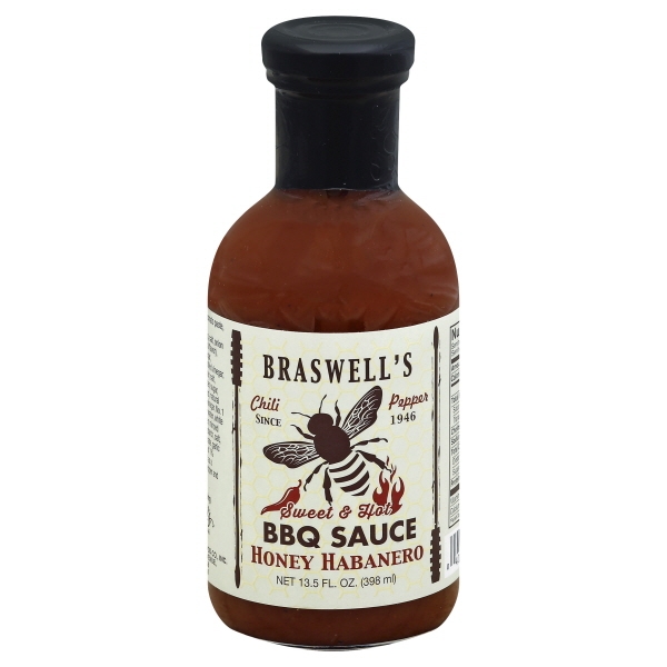 Braswell's Sweet & Hot Honey Habanero BBQ Sauce