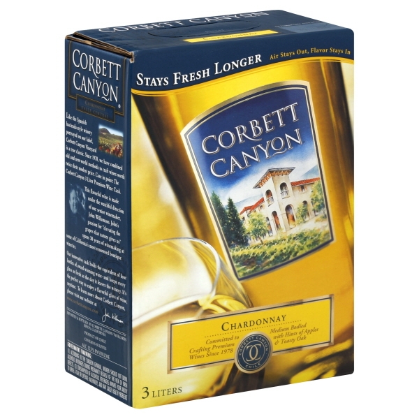 Corbett Canyon Chardonnay Box
