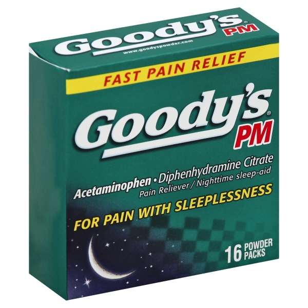 Goodys PM Pain Relief & Sleep Aid Powders