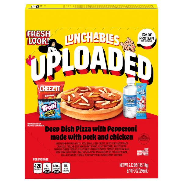 Lunchables Uploaded Deep Dish Pepperoni Pizza | Products | Lowes Foods ...