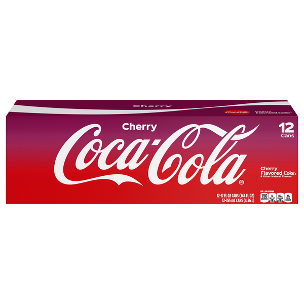 Cherry Coke 12Pk 12 Oz - Myrtle Beach GroceriesAhead