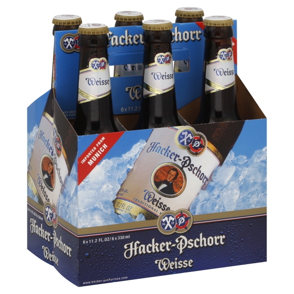 HACKER PSCHORR WEISSE  6PK 12OZ BOTTLES