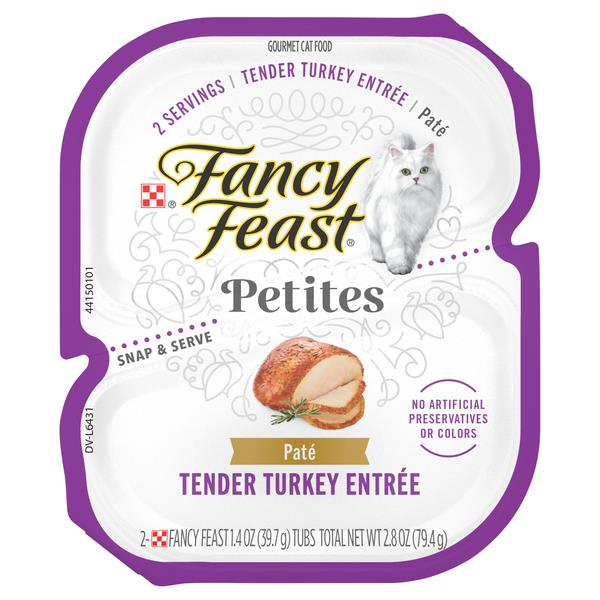 Fancy Feast Petites Pate Tender Turkey Entree | Products | Lowes 