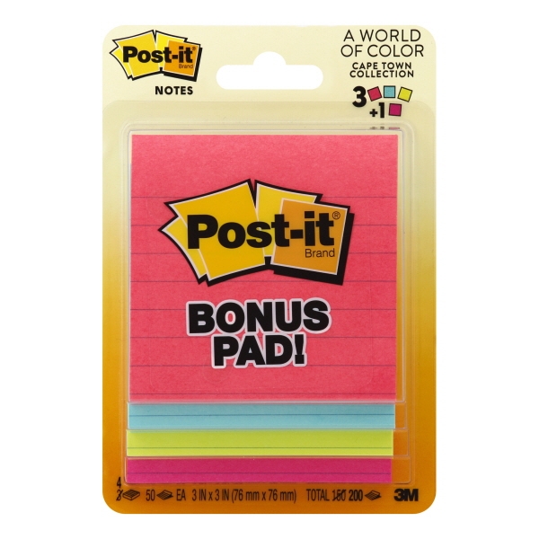 Post-It Notes Neon Yellow