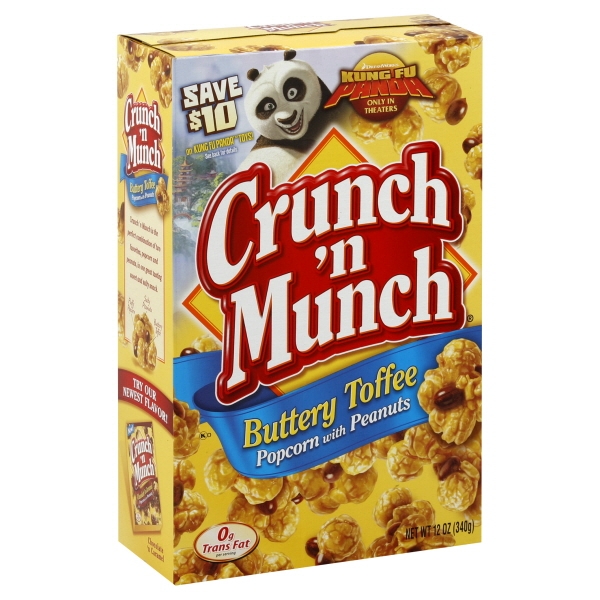 Crunch N Munch Popcorn Buttery Toffee W/Peanuts
