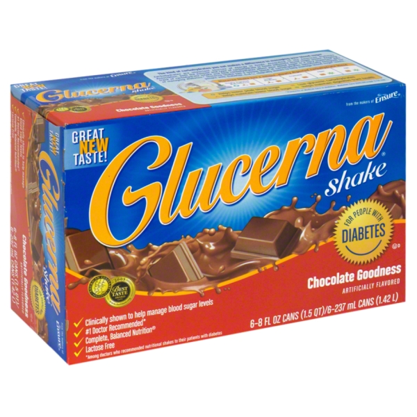 Glucerna Chocolate Goodness Protein Shake 6 Pack 8 fl oz Cans