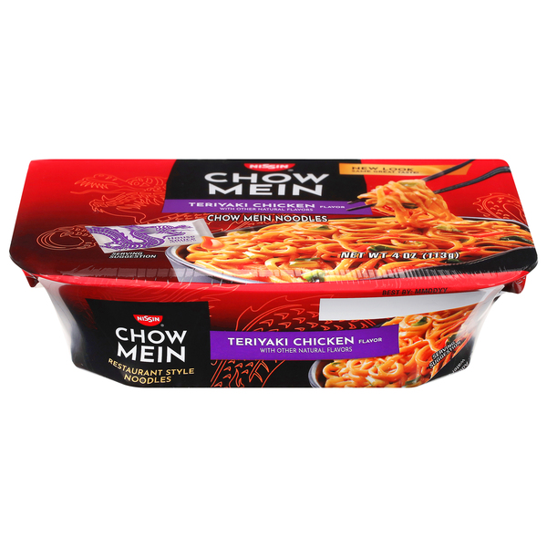 Nissin Chow Mein Teriyaki Chicken Flavor | Products | Lowes Foods To Go ...