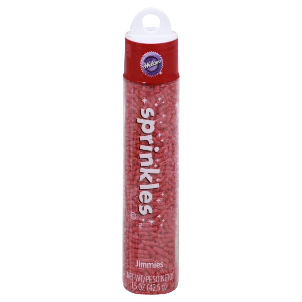 Wilton Hanging Skinny Red Jimmies Sprinkles
