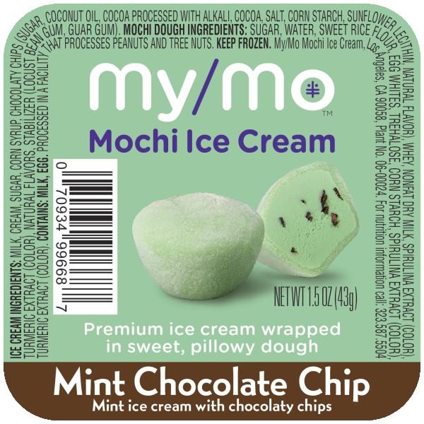 My/Mo Mint Chocolate Chip Mochi Single Serve Ice Cream
