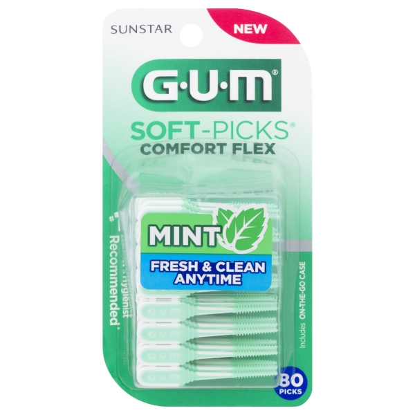 Gum Soft Picks Comfort Flex Mint