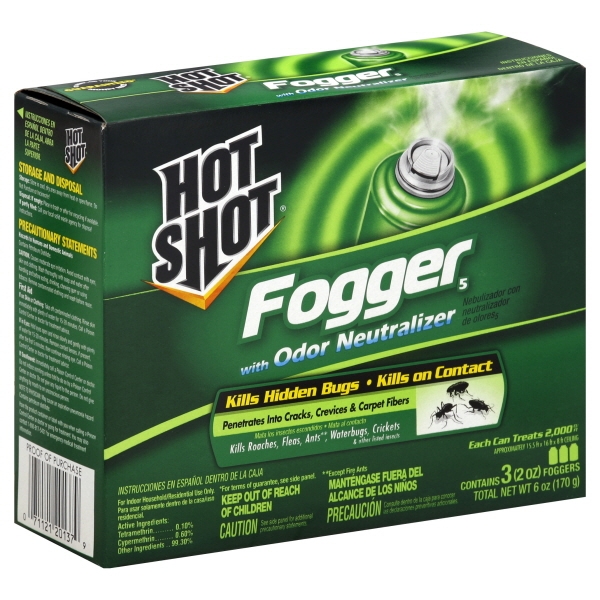 Hot Shot Fogger With Odor Neutralizer 3Pk