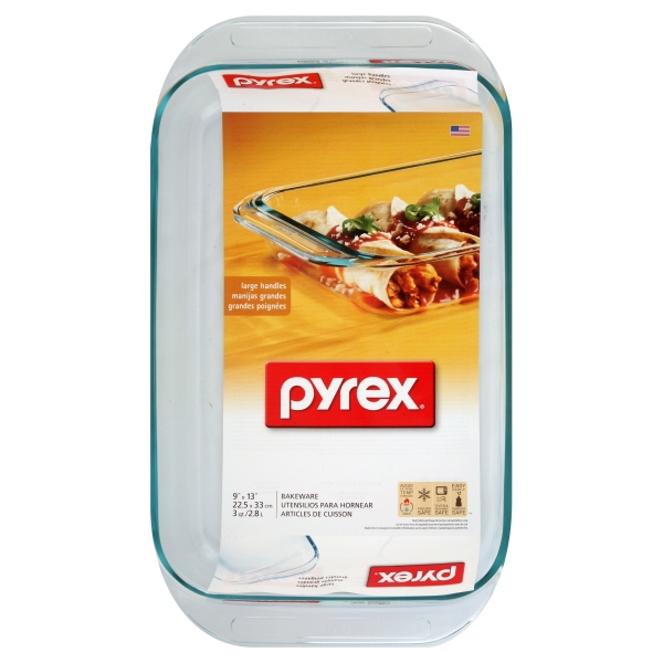 Pyrex 3qt Oblong Baking Dish