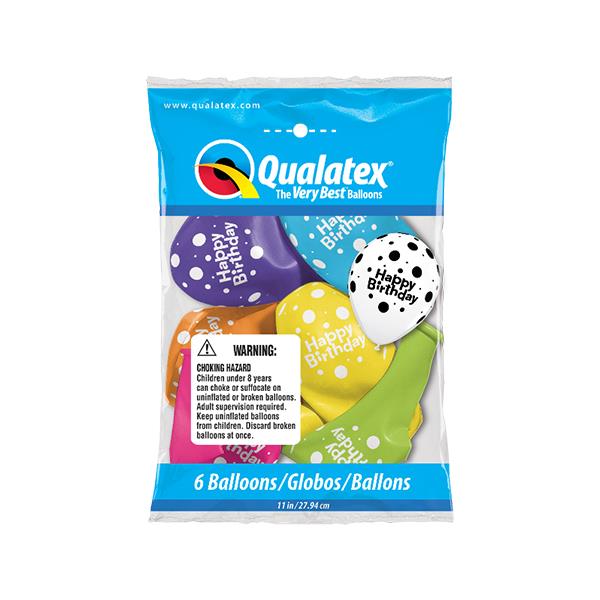 Polka Dots Latex Balloons (Balloons Will Be Inflated)