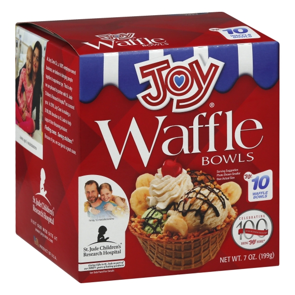 Joy Waffle Bowls 10 Count