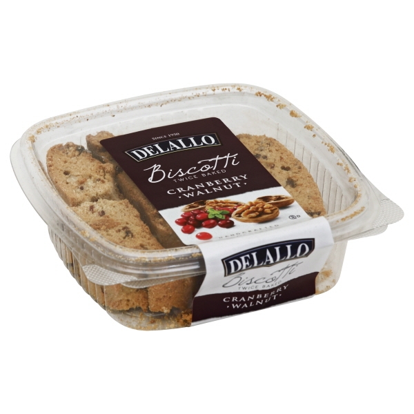 Delallo Cranberry Walnut Biscotti