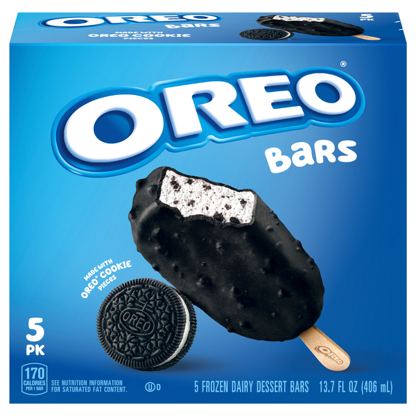 Oreo Ice Cream Bars 5 Pack - Myrtle Beach GroceriesAhead