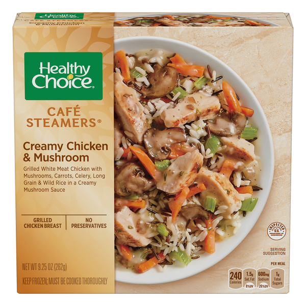 Healthy Choice Creamy Chicken & Mushroom Cafe Steamer | Products ...