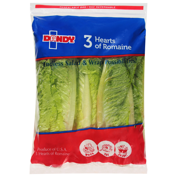 Romaine Lettuce Hearts 3 Pack | Products | Lowes Foods To Go - Local ...