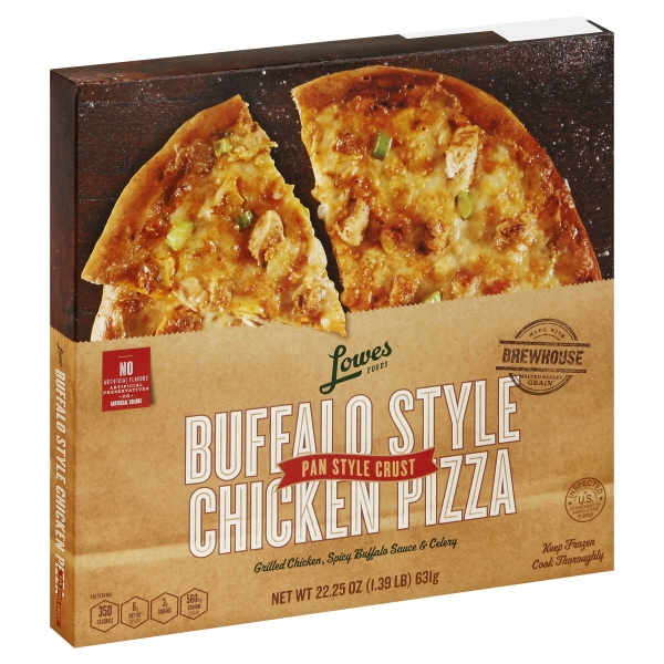 Lowes Foods Buffalo Chicken Pan Style Crust Pizza