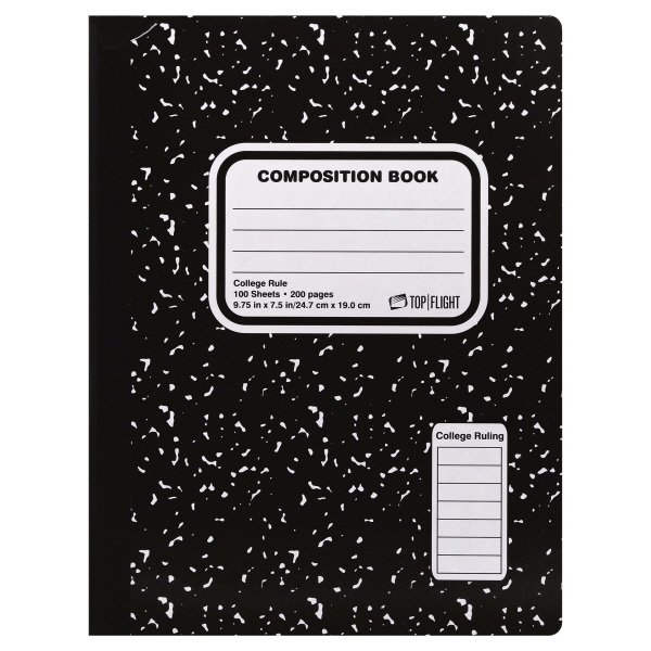 Top Flight Composition Notebook College Rule