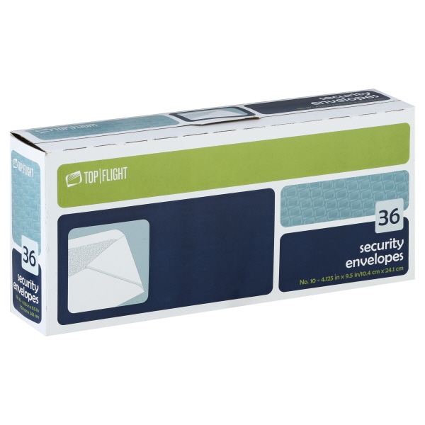Top Flight Security Envelopes #10