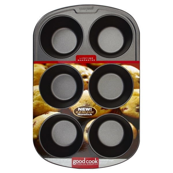 Good Cook 6 Cup Texas Cupcake/Muffin Pan