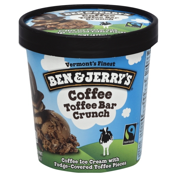 Ben & Jerrys Ice Cream Coffee Toffee Bar Crunch