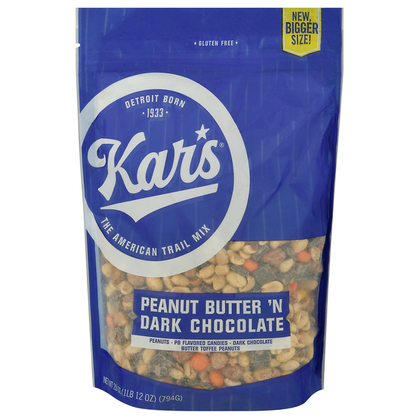 Kar's Peanut Butter 'N Dark Chocolate Trail Mix | Products | Lowes ...