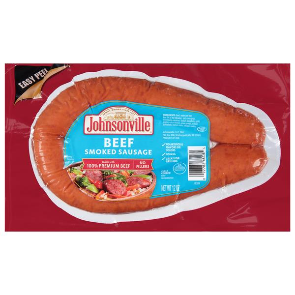 Johnsonville Beef Smoked Sausage | Products | Lowes Foods To Go - Local ...