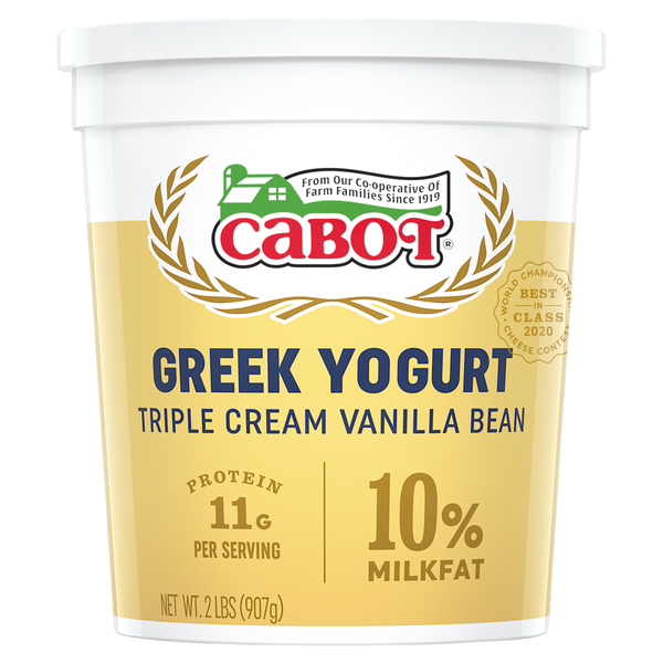 Cabot Triple Cream Vanilla Bean Greek Yogurt | Products | Lowes Foods To Go  - Local and Fresh, Same-Day Grocery Pickup and Delivery