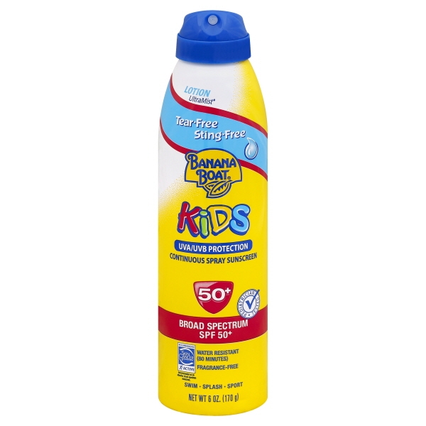 Banana Boat Kids Sunscreen Spray Ultramist Lotion SPF50 Plus