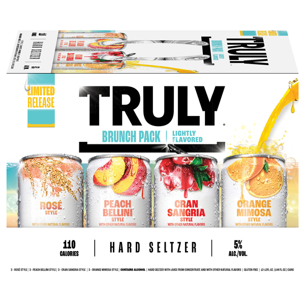 Truly Poolside Limited Release Variety Pack Hard Seltzer 12 Pack 12oz ...