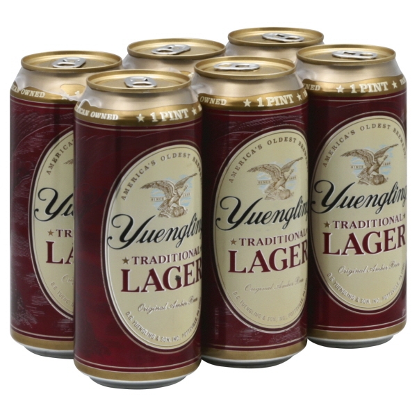 Yuengling Lager 6PK 16OZ Cans