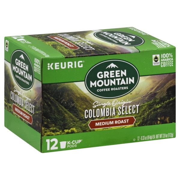 Green Mountain Coffee Colombian Fair Trade K-Cup Single-Serve Pods