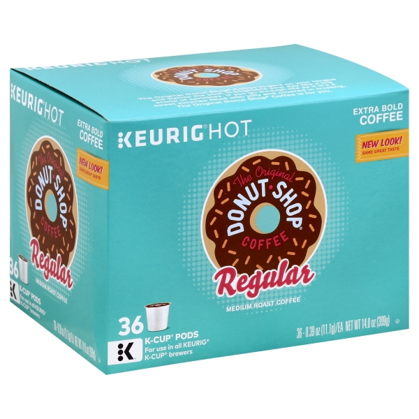 Donut Shop Coffee Regular K-Cup Single-Serve Pods