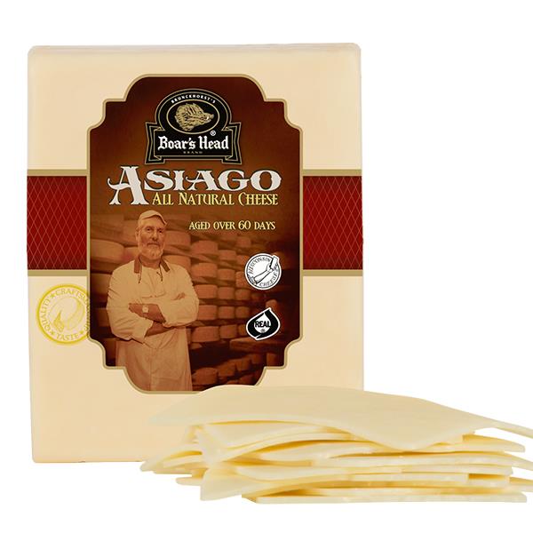 Boars Head All Natural Fresh Sliced Asiago Cheese