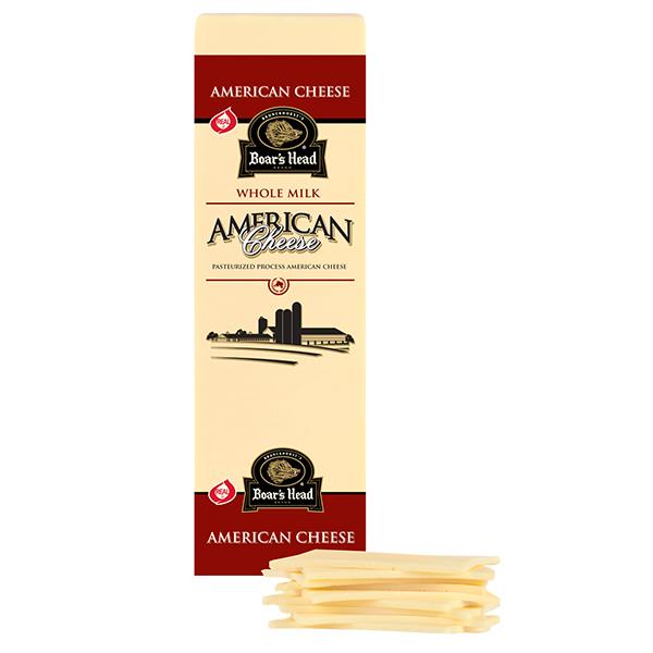 Boars Head All Natural Fresh Sliced White American Cheese
