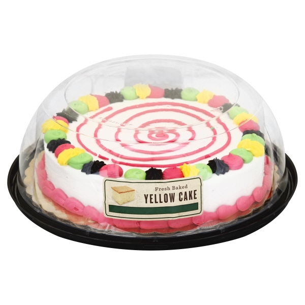 Single Layer Decorated Yellow Cake Products Lowes Foods To Go