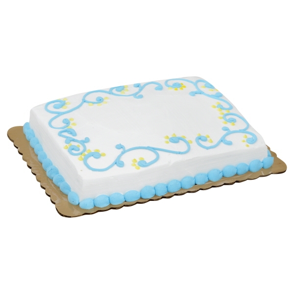 1/4 Sheet Whip Topping Yellow Cake (For Special Requests 24 Hours Required)