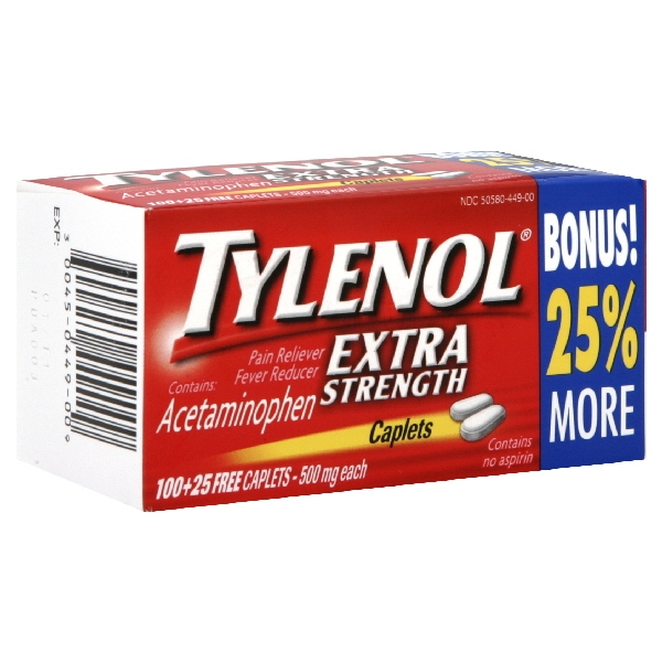 Tylenol Extra Strength Caplets