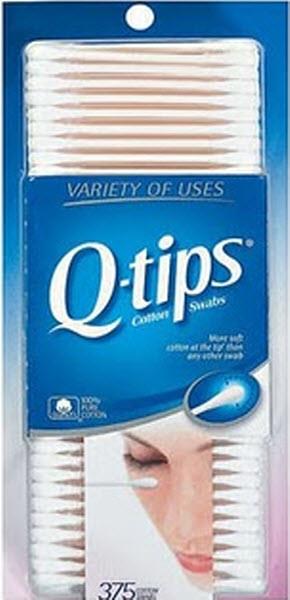 Q Tips Cotton Swabs