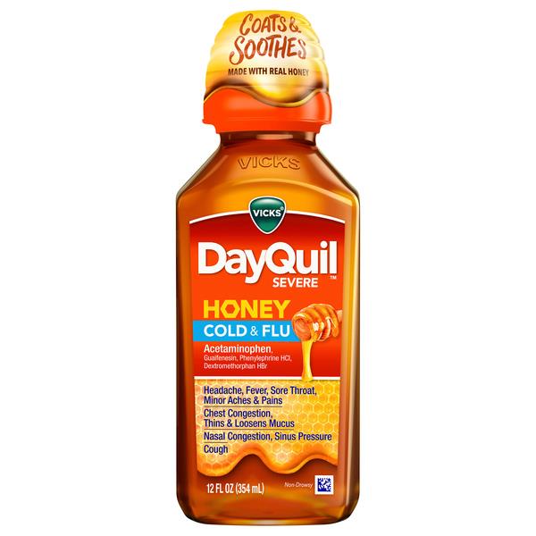 Dayquil Severe Honey Cold & Flu | Products | Lowes Foods To Go - Local ...