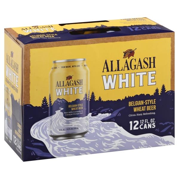 Allagash White Belgian Style Wheat Beer 12oz 12 Pack Cans - Myrtle ...