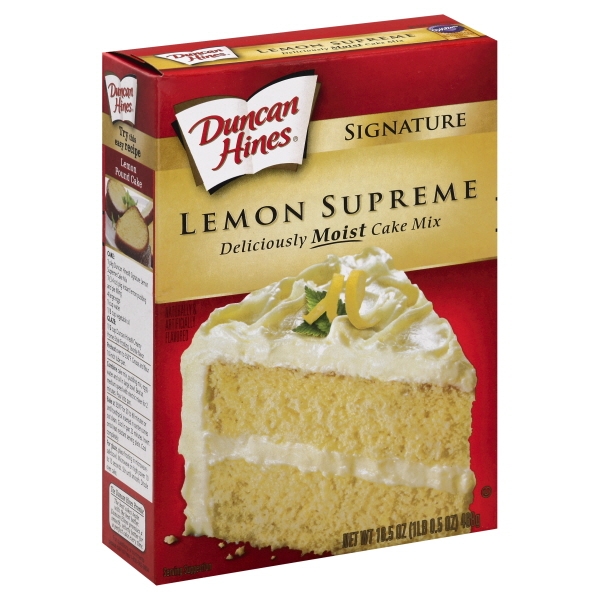 Duncan Hines Cake Mix Lemon Supreme