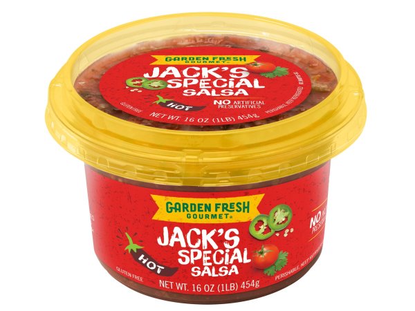 Garden Fresh Gourmet Jack's Special Hot Salsa 16 oz
