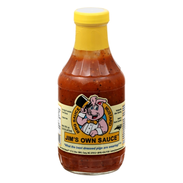 Jims Own Sauce Bbq Sauce Mustard