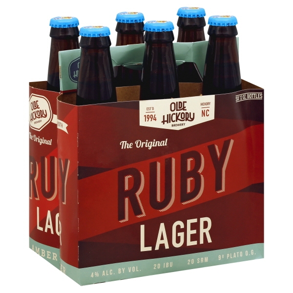 Olde Hickory Brewery Ruby Lager 6Pk 12Oz Bottles